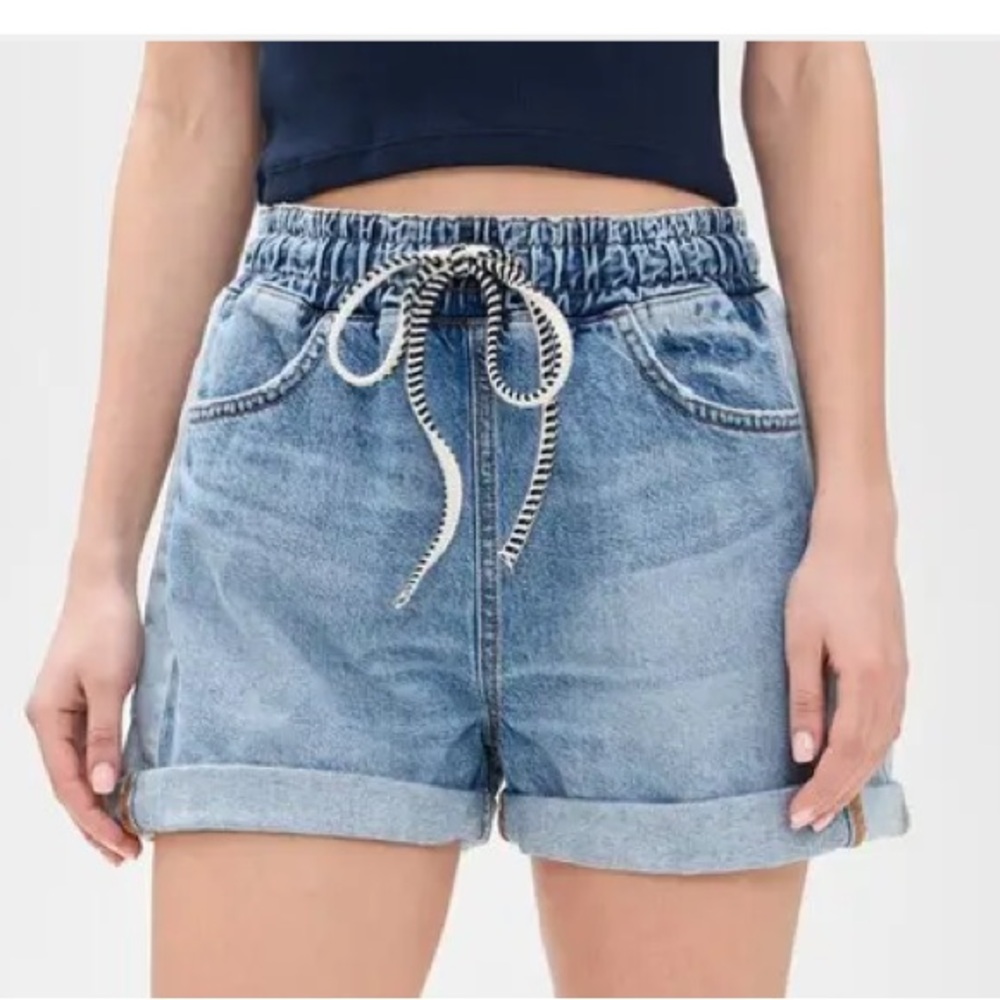 NWT ASKK NY Cancun Denim Jean Shorts Size XL